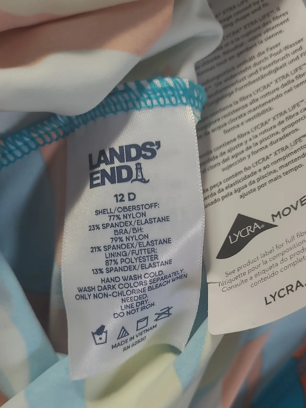 Lands End Tankini Top - Picture 6 of 6